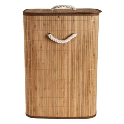 Wasmand bamboe - naturel - 72 liter