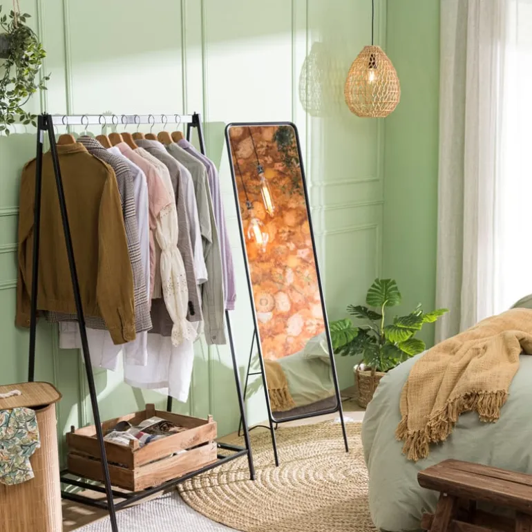 Wasmand bamboe - naturel - 72 liter