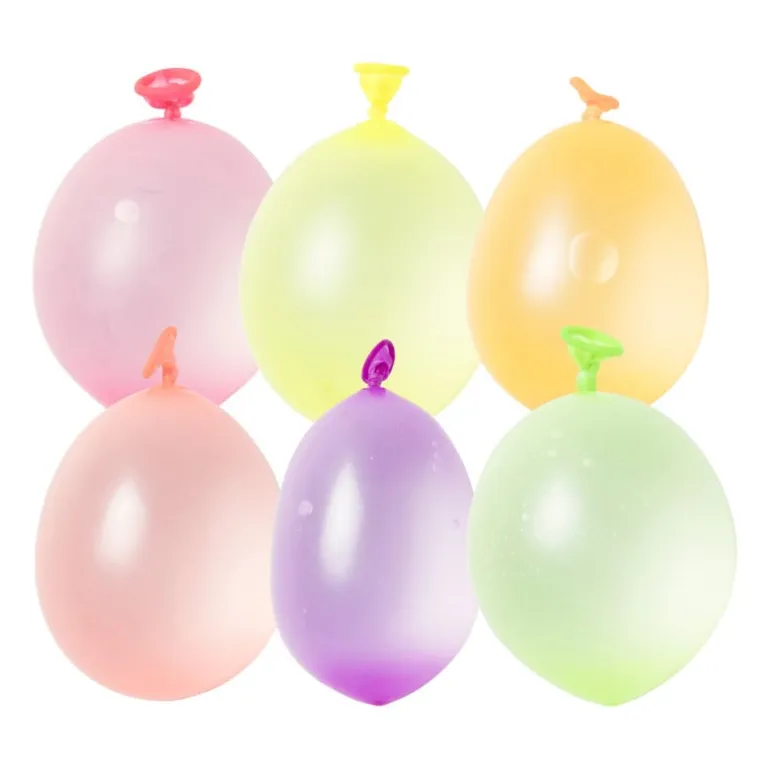 Waterballonnen neon - multikleur - set van 50