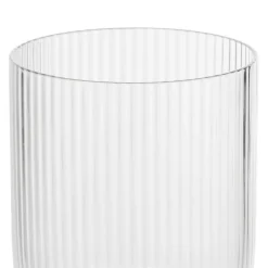 Waterglas ribbel - glas - 300 ml