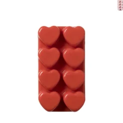 Wax hartjes set van 8 - diverse varianten