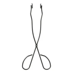 Waxinelicht tang - zwart - 25 cm