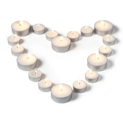 Waxinelichten - 8 branduren - set van 30