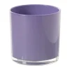 Waxinelichthouder - paars - ø10x10 cm
