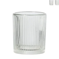 Waxinelichthouder helder - diverse varianten - ø5.5x6.5 cm