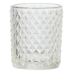 Waxinelichthouder helder - diverse varianten - ø5.5x6.5 cm