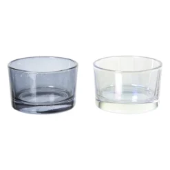 Waxinelichthouder iriserend - groen - ø5x3.2 cm