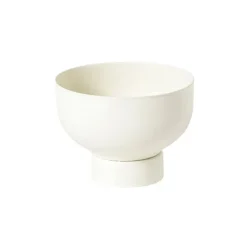 Waxinelichthouder met standaard - wit - ø8x6 cm