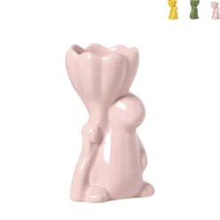 Waxinelichthouder paashaas - multikleur - diverse varianten