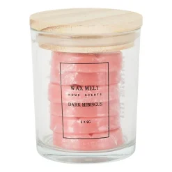 Waxmelts in pot - dark hibiscus - set van 6