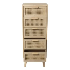 Webbing Java kast met 5 laden - 107x40x31 cm