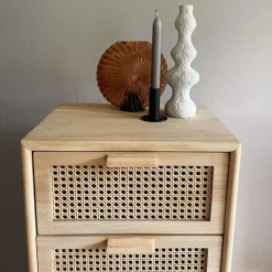 Webbing Java kast met 5 laden - 107x40x31 cm