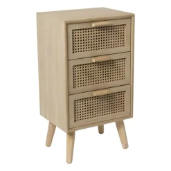 Webbing Java kast met 3 laden - 73x40x31 cm