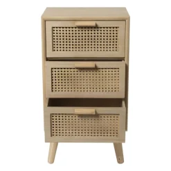 Webbing Java kast met 3 laden - 73x40x31 cm