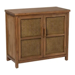 Webbing kast Bandung - bruin - 72x80.5x39 cm