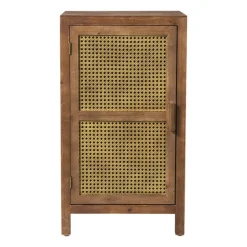 Webbing nachtkastje Bandung - bruin - 80.5x45x40.5 cm