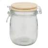 Weckpot met houten deksel - 750 ml