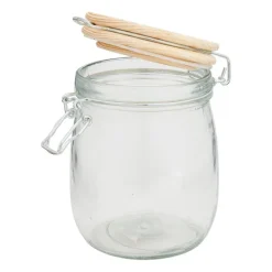 Weckpot met houten deksel - 750 ml