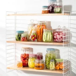 Weckpot met houten deksel - 750 ml