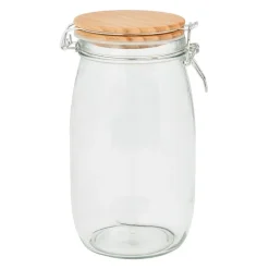 Weckpot met houten deksel - 1.5 liter