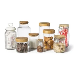 Weckpot met houten deksel - 1.5 liter