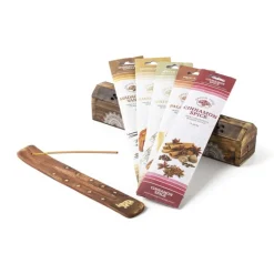 Wierookdoos/brander mandala - hout