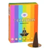 Wierookkegeltjes 7 chakra - set van 10