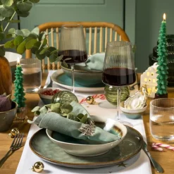 Wijnglas ribbel groot - glas - 400 ml