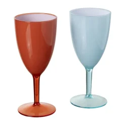 Wijnglas solid - blauw - ml