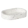 Zeepbakje Terrazzo - wit - 2x13x9 cm