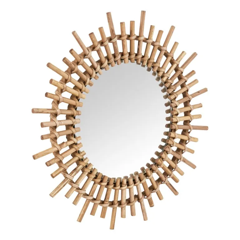 Zonnespiegel bamboe - ø29 cm