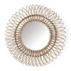 Zonnespiegel rotan - ø76 cm