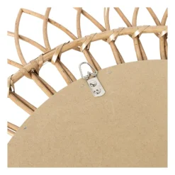 Zonnespiegel rotan - ø76 cm