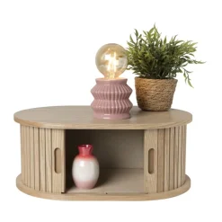 Zwevend wandkastje Uppsala - naturel - 18x40x30 cm