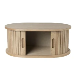 Zwevend wandkastje Uppsala - naturel - 18x40x30 cm